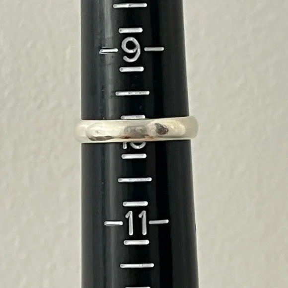 925 Solid Sterling Silver Seraphinite Gemstone Ring Size 10 - Picture 7 of 8